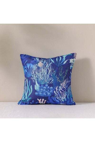 Generic Toss Pillow With Zipper Without Piping | Patio Throw Pillow Garden Fa...