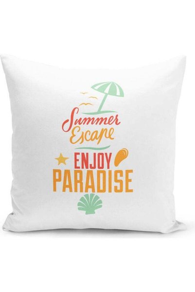 Generic Summer Escape Decorative Pillow Multicolour