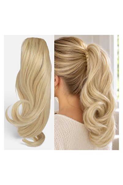 OEM TUFA PAR BLOND NAT 25CM-CLESTE10CM – adaugi rapid volum și lungime fără s...