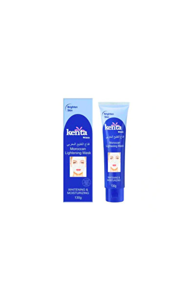 Kenta White Moroccan Mask for Skin Lightening 130g to Unify Skin Tone and Give it Radiance