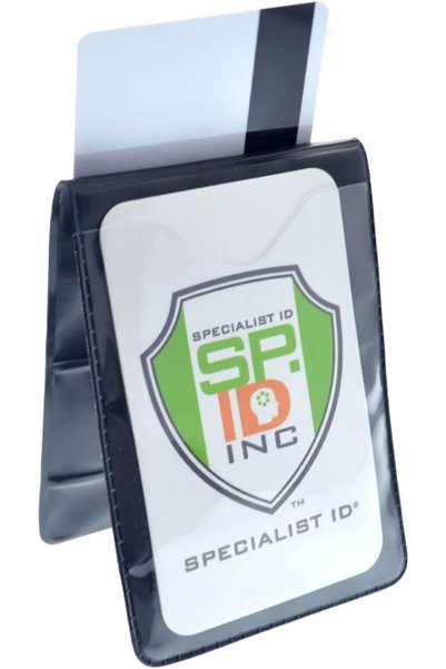 Specialist ID 5 Pack - Heavy Duty Magnetic Badge Holders - Fold Over Shirt Po...