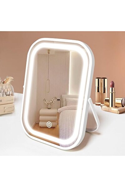 GENERAL YEKKOPT - Makeup Travel Mirror with Lights, Portable Small LED Beauty...