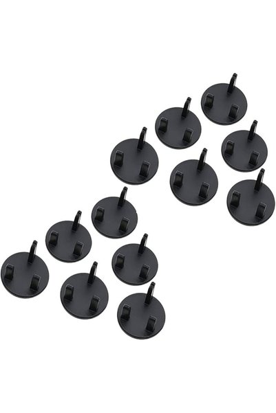 GENERAL Baby Socket Cover, 12Pcs/Pack Outlet Plugs Covers U.K Type Safety Soc...