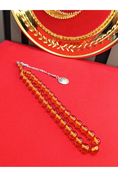 TESPİH KÖŞESİ Sikma Stick Amber Prayer Beads