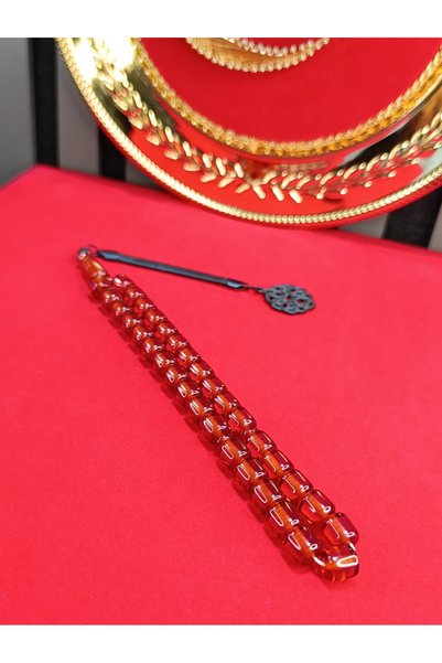 TESPİH KÖŞESİ سبحة من خرز العنبر بلون العسل من سيجما