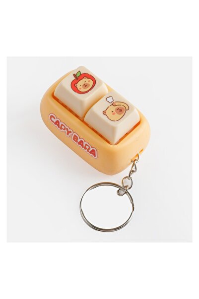 OEM Breloc anti-stres Capybara cu 2 taste tip tastatură – ocupă mâinile și of...