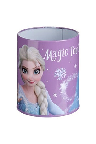 OEM Λιλά Μεταλλική Θήκη για Στυλό με Σχέδιο Frozen Ø8x10cm