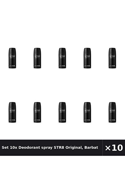 str8 Set 10x Deodorant spray Original, Barbati, 150 ml