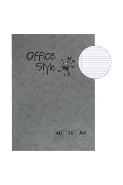 OEM Ученическа тетрадка A4 Dictando Grey - 40F