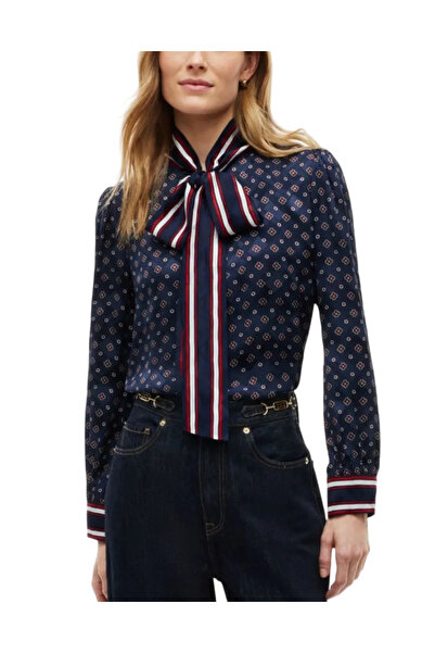 Tommy Hilfiger Γυναικείο Πουκάμισο Navy Μπλε WW0WW52238-0G8
