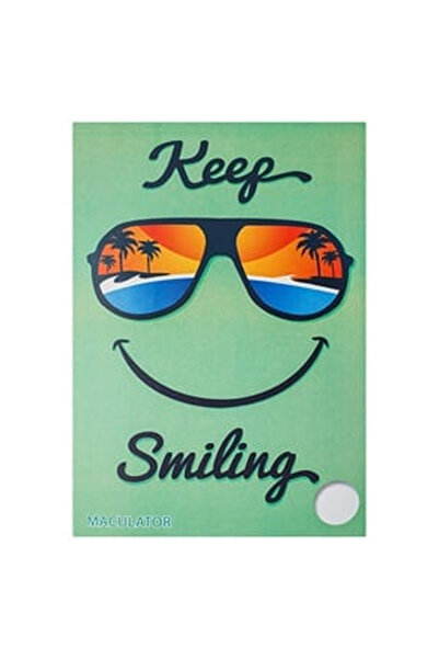 OEM Keep Smiling A4 Зелен скрапбук с велумни листове - 40F