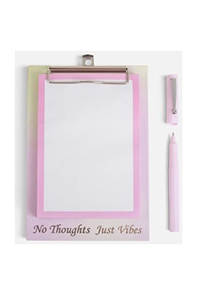 OEM Clipboard A5 Rainbow cu Imprimeu Folie si Pix - 100 File