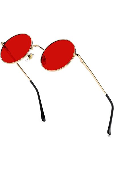 AIEYEZO Round Flip Up Sunglasses for Men and Women Rave Flip Glasses 90's Ret...
