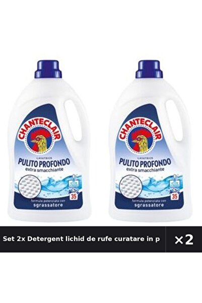 Chanteclair Set 2x Detergent lichid de rufe curatare in profunzime, Chantecla...