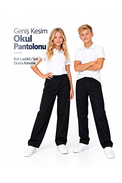 SeaBubbles Bagy Children's Pants with Elastic Waistband