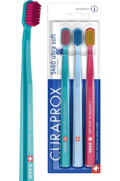 Curaprox Cs 5460 Trio Pack Ultra Soft Curen Filaments Toothbrush