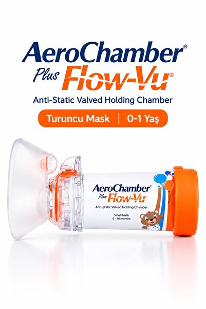 Aerochamber TURUNCU MASK 0-1 YAS