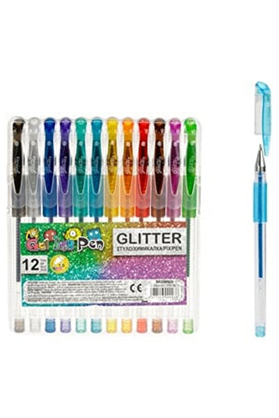 OEM Set Pixuri Colorate cu Glitter - 12buc