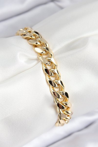 Skygo Vip Brass Zircon Stone Classic Chain Model Gold Color Women's Bracelet ...