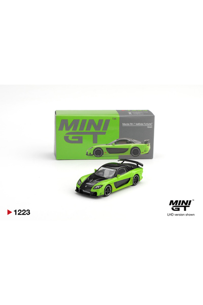 mini gt 1223 Mazda Rx-7 Veilside Fortune7 Green