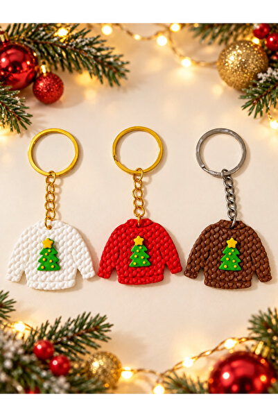 ARPAT NEXT 3 Pieces Christmas Keychains