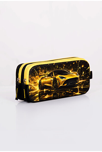 OMIX Original Neon Sports Car Model Double Compartment Pen Holder