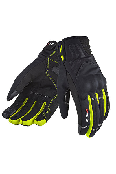 LS2 JET 2 WATERPROOF ELDİVEN SİYAH-NEON SARI