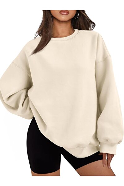 GENERAL EFAN Womens Oversized Sweatshirts Hoodies Fleece Crewneck Sweaters Ca...