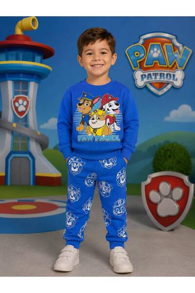 🐾 Paw Patrol Baskılı Erkek Çocuk 2’li Eşofman Takımı