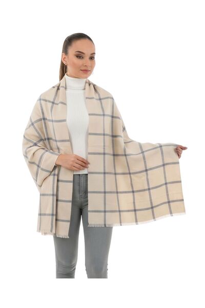 marufshop 1 Piece Women's Soft Textured Winter Patterned Scarf Shoulder Shawl...
