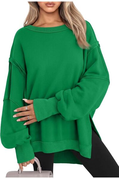 Trendy Queen Womens Oversized Sweatshirts Hoodies Crewneck Shirts Fall Outfit...