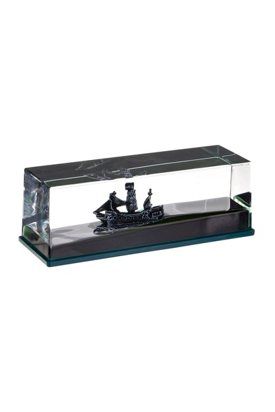 OEM Jucărie cu Lichid cu Miscare Lenta Corabie 15x5x5cm – pentru joacă și mom...