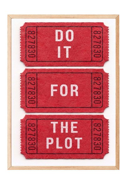 Postifull POSTER DO IT FOR THE PLOT – Drvena Slika u Ramu BR:160053