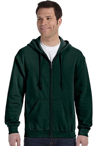 GENERAL Gildan Mens Fleece Zip Hooded Sweatshirt