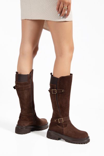 Elile Shoes Genuine Leather Women's Winter Boots, Sizes 35-36 to 41-42-43