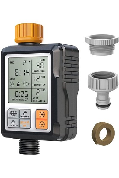 HASTHIP Outdoor Watering Timer Automatic watering timer Large Screen Multifun...