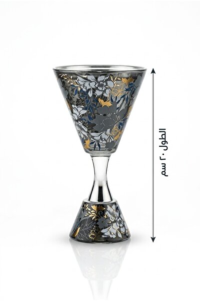 Generic Dark Grey Embossed Decorative Incense Burner 20 cm with Luxurious and Elegant Design for Home and Hospitality Use