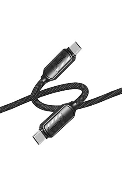 Generic 65W Type C to Type C Cloth Data Transfer Charger Cable Cord Type C Ch...