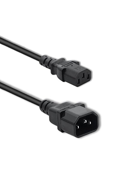 Qoltec Cablu de alimentare IEC C13/C14 |   3x1.0mm² |   1,8m