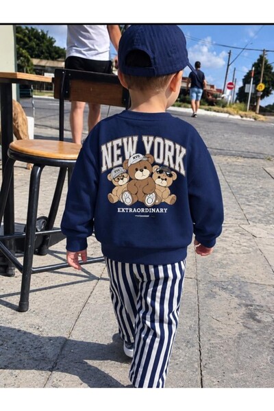 İBRE PEK-ŞIK MODA ERKEK ÇOCUK BOL KESİM SPORGÜNLÜK RAHAT UZUN KOL TAKIM
