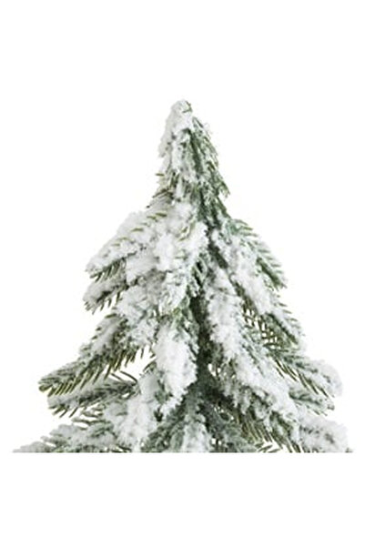 OEM Decorative Snowy Christmas Tree with Jute Base 28cm