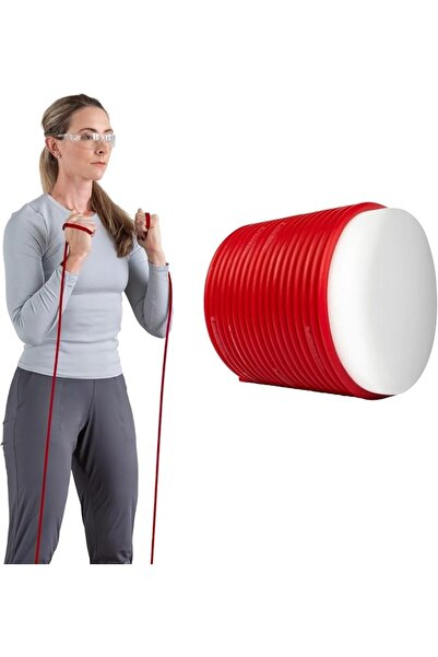THERABAND TheraBnad Professional Latex Resistance Tubes, 25 Foot Box of Tubin...
