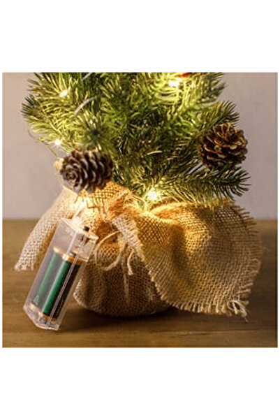 OEM Decorative Christmas Tree with 40 LEDs with Batteries - 40cm