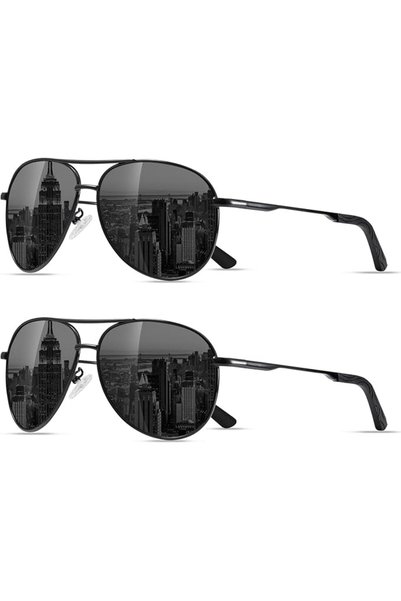 GENERAL Eiuizah Polarized Aviator Sunglasses for Men Women- Classic Sun Glass...