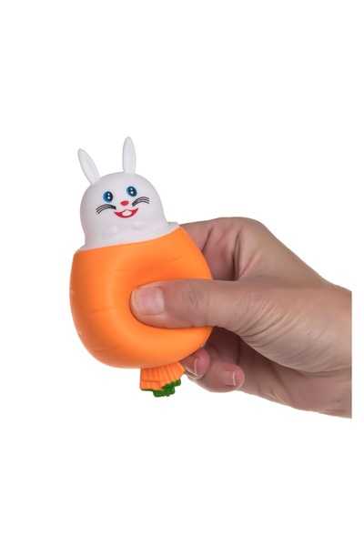 OEM Jucărie Anti-Stress Pop Up Morcov cu Iepuras 6cm – pentru joacă și moment...