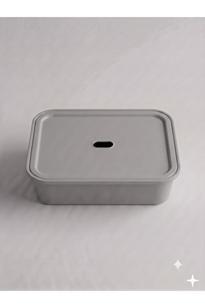 decosense Gray Lid Medium Size 9 Liters 40X30X10 cm Polypropylene Plastic Organizer - Toy Box and Storage Basket
