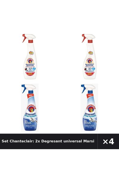 Chanteclair Set Chanteclair: 2x Degresant universal Marsilia, 600 ml + Detart...