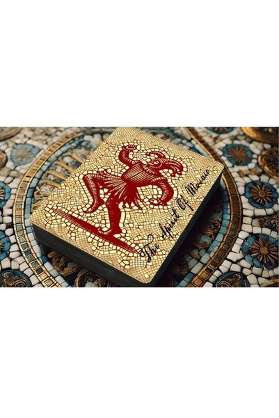 OyuncaklarÜlkesi NPCC The Spirit of The Mosaic (Red) Oyun Kağıdı Premium iskambil Kartları Destesi