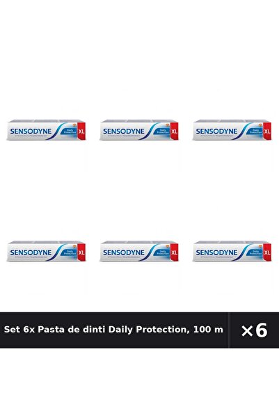 Sensodyne Set 6x Pasta de dinti Daily Protection, 100 ml,