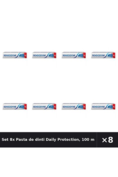 Sensodyne Set 8x Pasta de dinti Daily Protection, 100 ml,